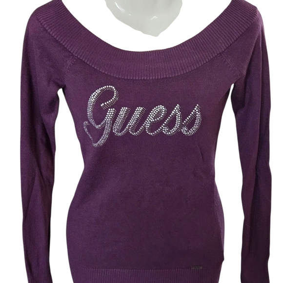 Guess Purple Sweater - Picture 3 of 9
